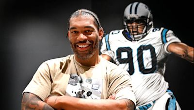 Julius Peppers was a media-shy Carolina Panthers star. It turns out he has a lot to say