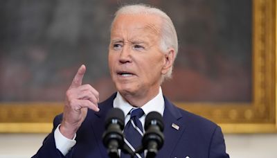 Biden ends hostage release with mic-drop moment at Trump’s expense