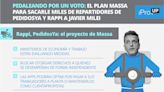 Pedaleando por un voto: el plan Massa para sacarle miles de repartidores de PedidosYa y Rappi a Javier Milei