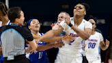 Kentucky women beat Florida in game marred by scuffle