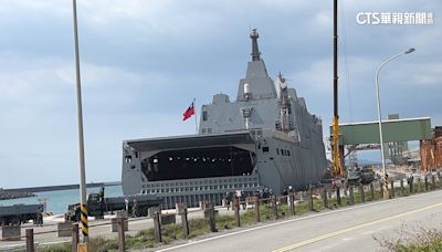 國造「玉山艦」首泊花蓮港！ 軍方檢驗東部作戰力