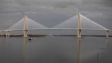 Ship at full throttle in harbor causes major South Carolina bridge to close until it passes safely