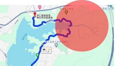 受凱米颱風影響 蘭潭環潭道路、嘉油鐵馬道暫封閉