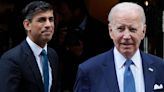 Biden shows unity with UK PM Rishi Sunak amid cluster bomb criticism