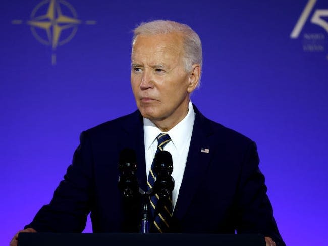 Biden's high-stakes NATO speech wasn't a disaster. But it's not going to change anyone's mind.