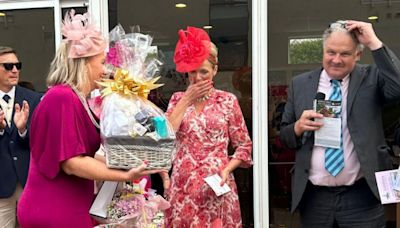 Mum wins 'best dressed' award at the races with dress she wore to son's wedding