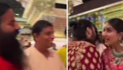 Radhika Merchant making Baba Ramdev chuckle at wedding is all too relatable. Watch the animated conversation