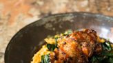 Celebrate Kwanzaa with Senegalese Chicken Thighs with Red Palm and Coconut Rice by Pierre Thiam