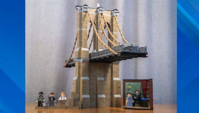 See it: Man builds Brooklyn Bridge out of Legos