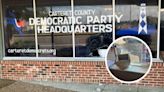 Oficina de campaña del Partido Demócrata en Carolina del Norte es vandalizada