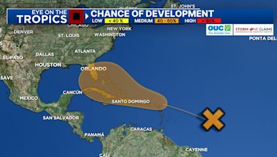 Disturbance in Central Atlantic has chance of tropical development this week