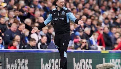 Fans slam ‘worst thing I’ve ever seen from EFL ref’ as John Eustace sent off after heated touchline bust-up