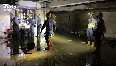 凱米淹水倒灌地下室！高雄破4萬住戶停電 台電搶修34hr進度曝