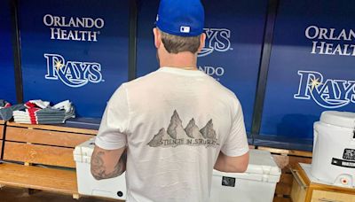 Kansas City Royals wore special T-shirts before game vs. Rays. It was for good cause