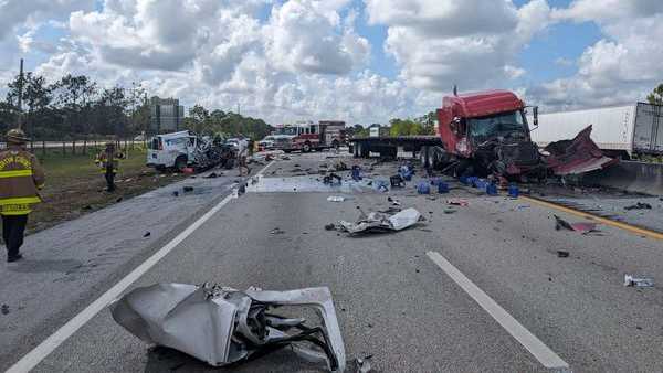 Wrong-way head-on crash closes northbound Turnpike in Martin County