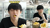 Watch: TikToker attempts to eat 10 durians at AYCE durian buffet in Singapore