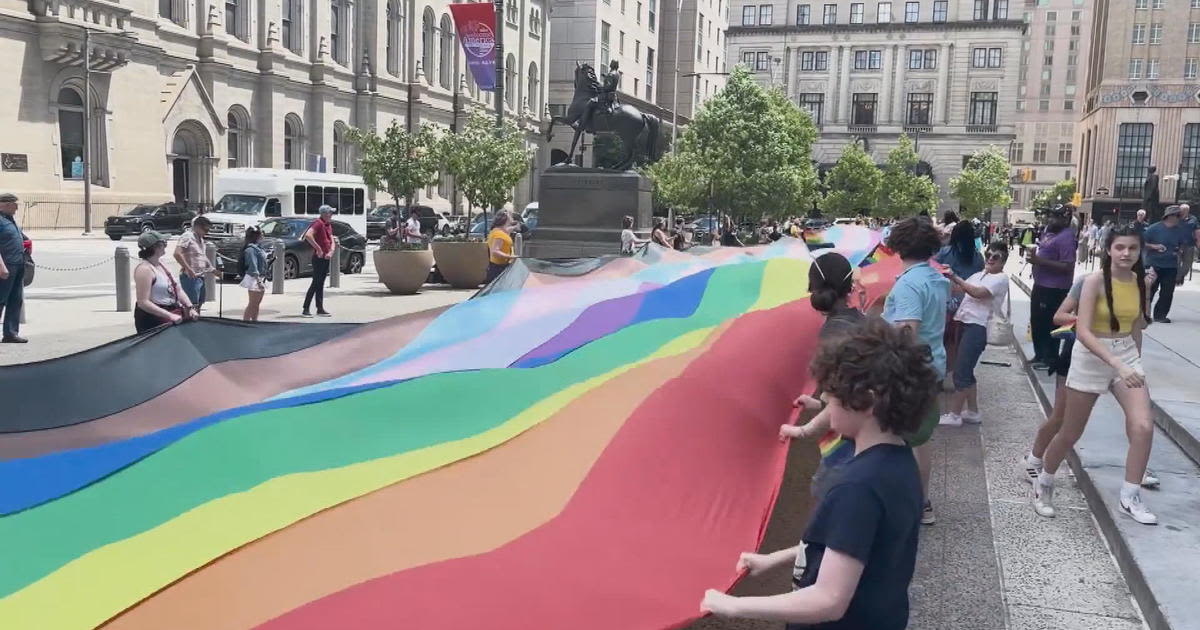 Record-breaking Pride flag debuts with city-wide tour ahead of 2024 Philadelphia Pride March