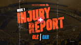 Thursday injury report update for Browns vs Panthers