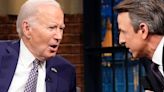 Seth Meyers’ Audience Erupts As Biden Burns Trump Without Even Using His Name