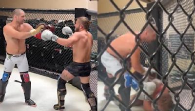 WATCH | Sean Strickland mauls former NAVY seal who challenged him to a sparring session | BJPenn.com