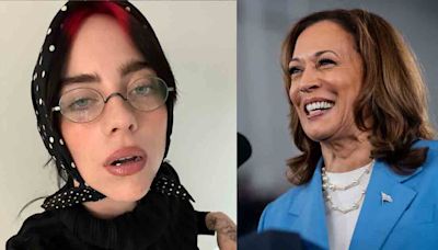 Billie Eilish revela que votará por Kamala Harris