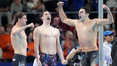 Men earn gold in 4x100m freestyle relay, Nadal/Alcaraz advance and more from the Paris Games