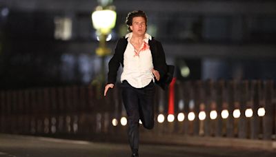 Tom Cruise Seen Sprinting Down Street in London as He Shoots Next Mission: Impossible Movie