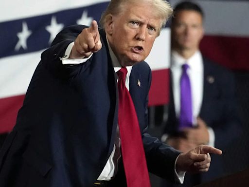 Trump claims Biden's exit from 2024 race was a 'coup'