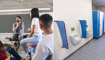 En esta escuela pusieron a los alumnos a lavar los baños y trapear, ¿cómo reaccionaron los padres?