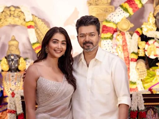 Thalapathy 69: Pooja Hegde shares pictures with Thalapathy Vijay; says 'Halamithi and Habibo reunited' - Times of India