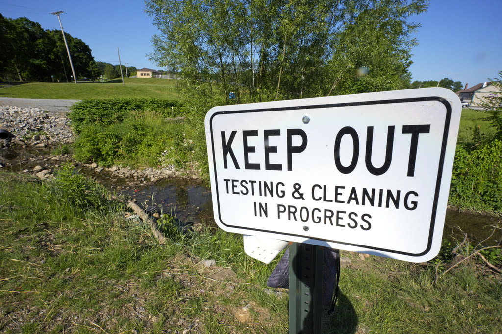 Toxic chemicals discovered in the ground near Ohio derailment site concern residents