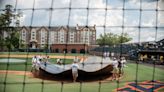 Southern Miss baseball vs. Samford in weather delay at NCAA Auburn regional