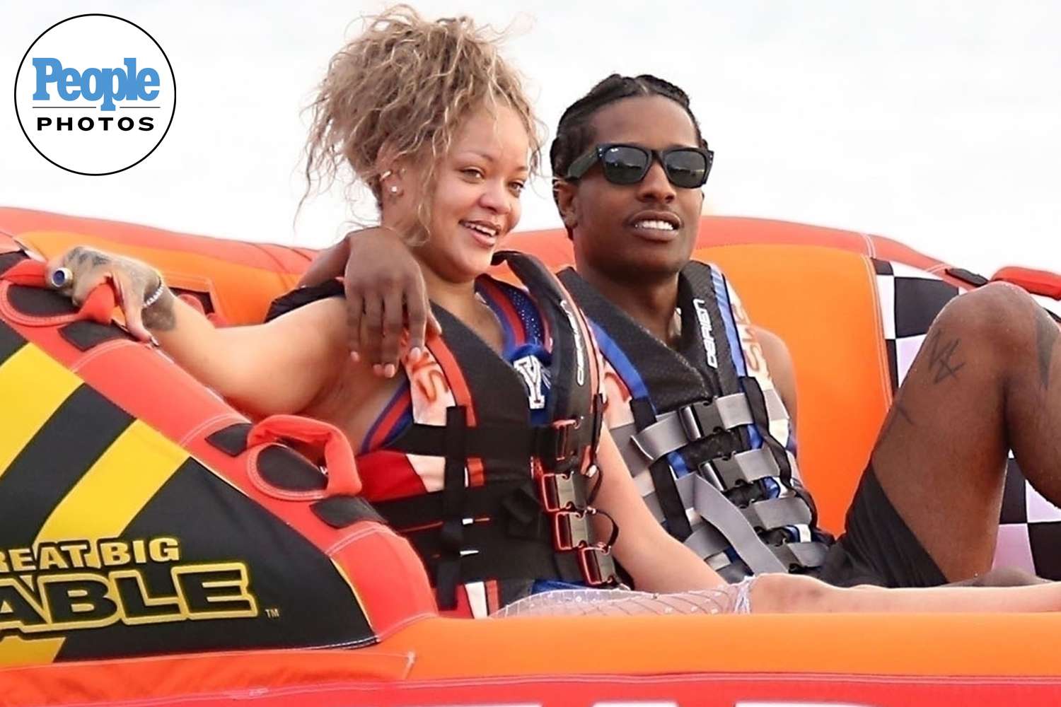 Rihanna and A$AP Rocky Have a Day Date on the Sea During Barbados Getaway Trip