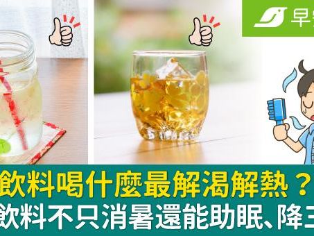 消暑飲料喝什麼最解渴解熱？12款飲料不只消暑還能助眠、降三高！