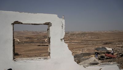 Chased away by Israeli settlers, these Palestinians returned to a village in ruins