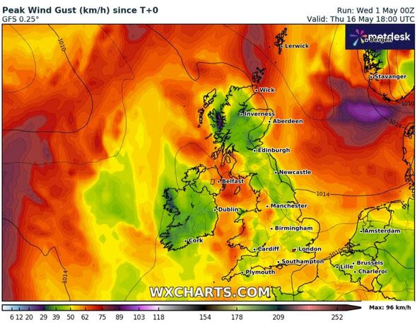 Weather maps show exact date of 20C scorcher as far north as Scottish Highlands