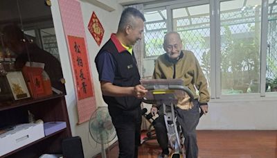 臺北市榮服處訪視年長榮民 關切生活狀況