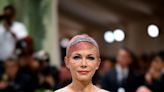 Michelle Williams Debuts Bold Bubblegum-Pink Pixie Haircut at the 2024 Met Gala