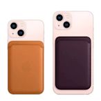現貨手機殼手機保護套適用蘋果13 MagSafe卡包帶動畫皮革磁吸卡包iPhone12手機背貼卡套