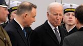 Biden meets with Polish president in Warsaw