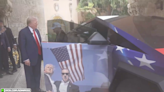 Adin Ross ‘gifts’ Trump a Rolex and Cybertruck wrapped in rally shooting photo during unhinged livestream