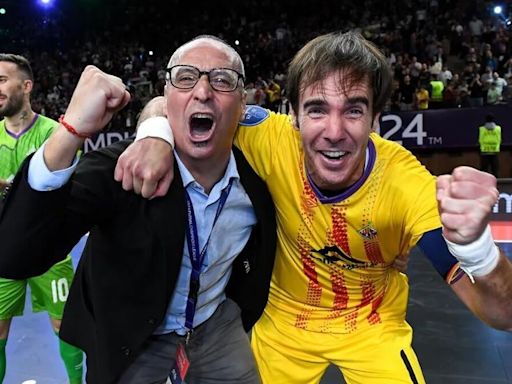 Antonio Vadillo lo vuelve a hacer: el Palma Futsal golea 1-5 al Barcelona y es campeón de Europa