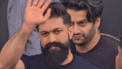 Yash spotted in a new haircut at Mumbai airport for Anant-Radhika wedding - Could it be for Toxic?
