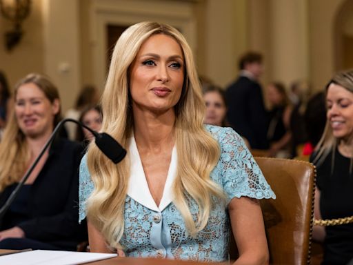 Paris Hilton gives evidence to Congress about school abuse