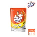 威猛先生 地板清潔劑補充包-清新檸檬1800ml