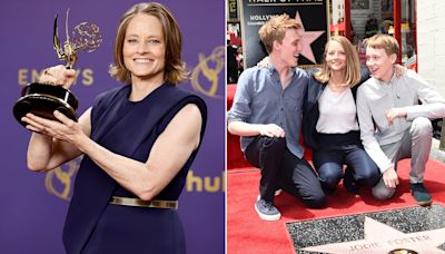 Jodie Foster's sweet call out to her sons as she wins first-ever Emmy for True Detective