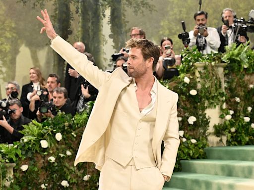 The rule Hollywood star Chris Hemsworth broke at the Met Gala