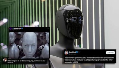 Elon Musk’s Tesla To Employ Hundreds Of Humanoid Robots In 2025; Internet Reacts With I-Robot Memes