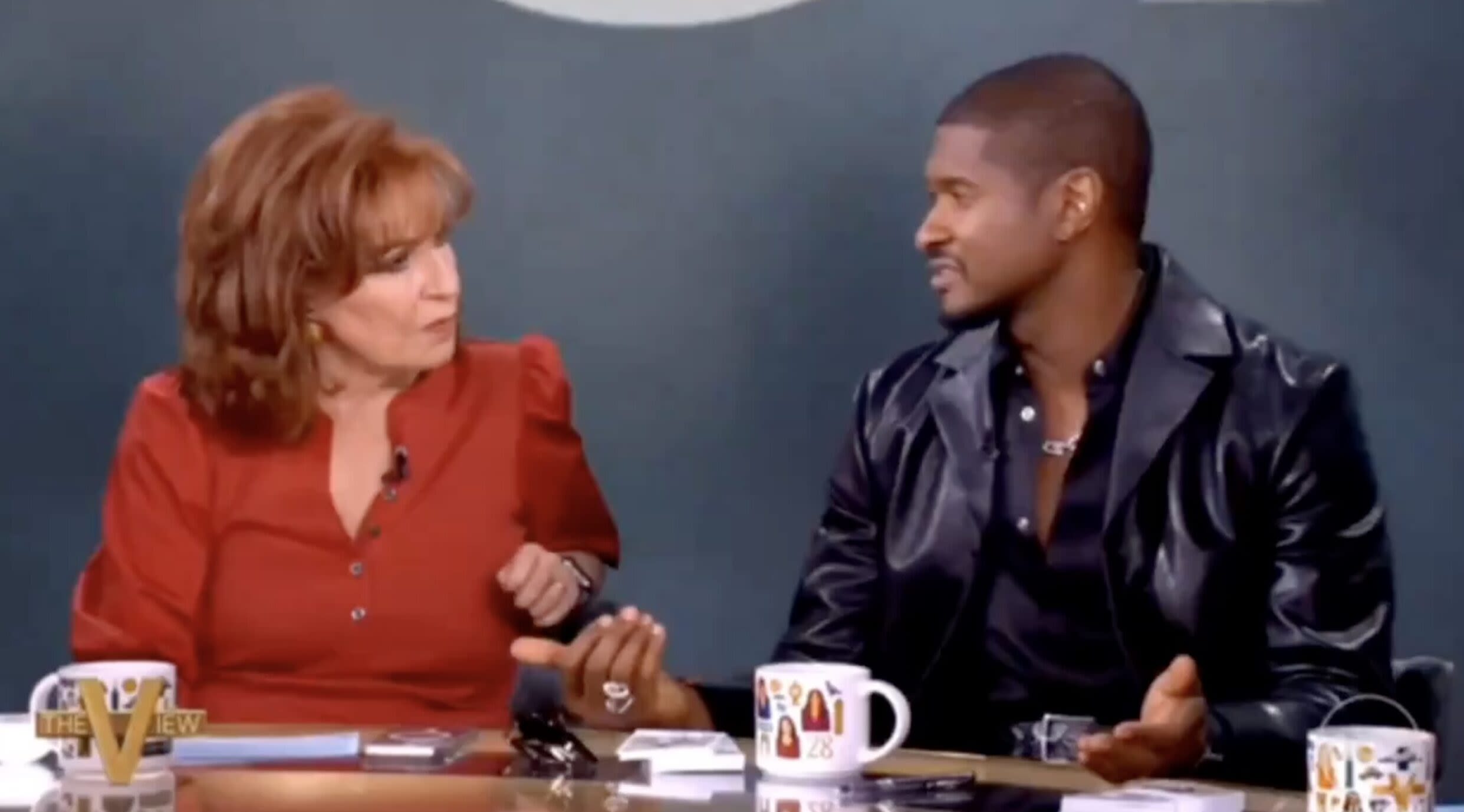 VIRAL VIDEO: Usher Endorses Kamala Harris on The View