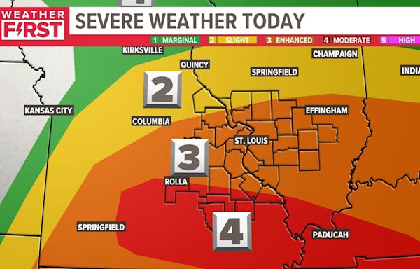 St. Louis forecast: Strong to severe storms expected Wednesday